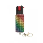 Multicolor Women Personal Defense Oc 18% Pepper Spray 1/2 Oz Jeweled Bling. Fixed Price $7.99.