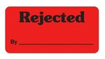 Rejected By Label, 1.25" X 2.5", Red, Adh Bk, Dispenser Box - Roll Of 1,000. Fixed Price $45.79.