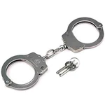 Vipertek Double Lock Steel Police Edition Professional Grade Handcuffs (silver). Fixed Price $35.00.