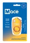Mace Personal Alarm 3" Yellow Button-press 130db Key-ring Integrated Whistle. Fixed Price $17.29.