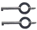 2 Handcuff Keys For Peerless Smith Wesson S&w Asp Cts Hiatt Chicago Cuff. Fixed Price $9.79.