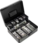 Cash Box With Money Tray And Combination Lock Metal For Register. Fixed Price $33.72.