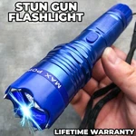 Tactical Military 599mv Stun Gun Rechargeable Led Flashlight Self Defense Blue. Fixed Price $13.95.