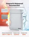 Fireproof Document Bag, Files. Fixed Price $15.63.
