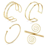 Firazio 4pcs Arm Cuff Jewelry For Women Upper Bangle Band Armlet. Fixed Price $14.10.