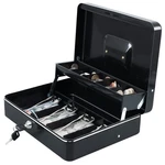 Xydled Cash Box With Money Tray And Key Lock,tiered, Cantilever Design,4 Bill.... Fixed Price $28.36.