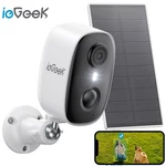 Iegeek Solar Outdoor Security Cameras Wireless 2k Color Night Vision Cctv Camera. Fixed Price $39.99.