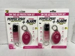 Guard Dog Compact Pepper Spray Safety Twist Top Keyring / Personal Alarm Pink X2. Fixed Price $21.59.