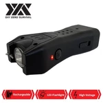 Black Rechargeable Stun Gun With Led Flashlight & Nylon Holster. Fixed Price $19.94.