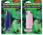 Pepper Shot Keychain Spray For Self Defense Pink And Blue 2 Pack. Fixed Price $14.93.