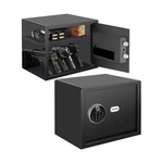 Biometric Home Safe, Fingerprint Gun Safe Lock Box,money Box For Jewelry Hand.... Fixed Price $125.06.