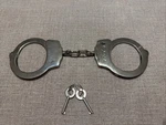 Fury Tactical Silver Nickel Plated Double Lock Chain Handcuffs W/ Two Keys. Fixed Price $20.00.