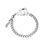 Handcuff Bracelet, Stainless Steel Chain Link Bracelet Adjustable An.... Fixed Price $18.54.