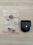 New Don Hume C304d Patent Black Leather Cuff Case Regular Security Handcuff. Fixed Price $34.99.