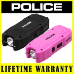 Police Stun Gun 1901 550 Bv Rechargeable Led Flashlight - Black And Pink. Fixed Price $24.95.