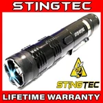 Tactical Self Defense Stun Gun Black Metal 550 Bv Rechargeable Led Flashlight. Fixed Price $13.95.