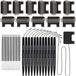 Nadex Coins Ball And Chain Security Pen Set 12 Pens, Black (ncc1-1135). Fixed Price $48.66.