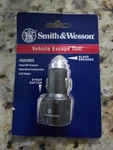 Smith & Wesson Vehicle Escape Tool Dual Usb Chargers Strap Cutter -. Fixed Price $15.99.