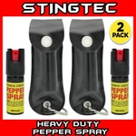 Black Pepper Spray Maximum Strength + Holster Case Self Defense Security. Fixed Price $10.40.