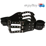 Pu Leather Wrist Leg Waist Handcuffs Armbinder Restraint Body Harness Binding. Fixed Price $38.86.