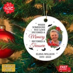 Personalized Memory Treasure Christmas Ornament, Add Photo Frame Xmas Ornamen.... Fixed Price $14.50.