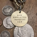 1992 Land Rover Defender 110 Brass Key Fob 92. Fixed Price $18.95.
