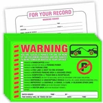 Parking Violation Stickers Notice (pack Of 50) Tow Warning You Are Illegally .... Fixed Price $27.78.