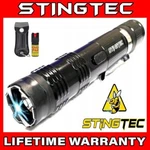 Stun Gun Black Metal 550 Bv Rechargeable Led Flashlight W Pepper Spray Combo Set. Fixed Price $13.95.