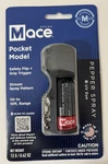 New Mace Pocket Model Black 12g/0.42oz Pepper Spray Uv Dye 10ft Safety Top. Fixed Price $17.99.
