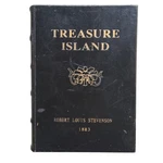 Decorative Storage Box Book Treasure Island Robert Louis Stevenson 1883. Fixed Price $16.00.