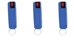 3 Pack - Blue Streetwise 18 Stream Pepper Spray 0.5 Oz Hard-case. Fixed Price $29.95.