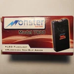 Stun Gun - Monster 7800 With Internal Rechargeable Battery & Led Flashlight!. Fixed Price $23.95.