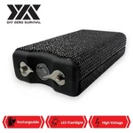 Bling Jewel Maximum Volt Personal Self Defense Stun Gun Led Flashlight - Black. Fixed Price $20.99.