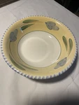 Maxam Hand Painted Italian Floral Ceramic Serving Bowl Microwave Dishwasher Safe. Fixed Price $24.99.