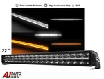 22" Pro Led Light Bar Piano Key Design White Amber Position Lamp 12-24v Dual Row. Fixed Price $308.78.