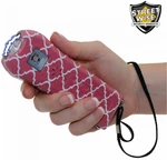 Powerful Pink Stun Gun For Ladies + Safety Pin And Wrist Strap. Fixed Price $24.95.