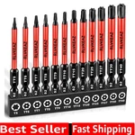 12-piece Impact Security Torx Bit Set T5-t40, 3-inch Long S2 Steel Tamper-pro.... Fixed Price $10.44.