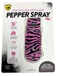 Self Defense Uv Dye Pepper Spray 0.5oz 16ft Pink Zebra Keychain Guard Dog. Fixed Price $13.99.