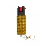 Gold Women Personal Defense Oc 18% Pepper Spray 1/2 Oz Jeweled Bling. Fixed Price $7.99.