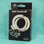 Spartacus Handcuffs - Nickel Coated Steel Single Lock, 2 Keys. Fixed Price $19.99.