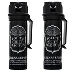 2 Police Magnum Pepper Spray 3oz Flip Top Stream Belt Clip Tactical Self Defense. Fixed Price $22.95.