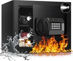 1.8 Cuft Small Fireproof Safe For Home Use, Box Waterproof With P. Fixed Price $170.36.