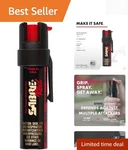 Compact Pepper Gel Spray With Clip - 35 Bursts & Uv Dye For Maximum Safety. Fixed Price $16.89.