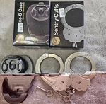 Asp Sentry Handcuffs With Exo-s Case And Keys. Fixed Price $100.00.