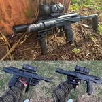Modified Umarex Hdp 50 With Pro Power Kit, Tuning Barrel , And Conversion Kit. Fixed Price $320.00.