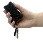 Rhinestone Mini 3" Recharge Stun Gun Women Self Defense Safety Led Flashlight. Fixed Price $34.49.
