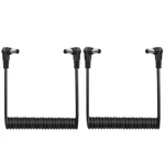 Gintooyun Dc 5.5mm X 2.1mm 90 Degree Male To Plug Cable Dc5521 Black. Fixed Price $14.94.