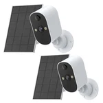 2pk Solar Camera 1080p Outdoor Wifi Wireless Battery Power Security. Fixed Price $54.79.