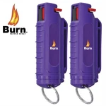 2 Pack Burn Pepper Spray 1/2oz Police Strength Self Defense Keychain Purple. Fixed Price $12.99.
