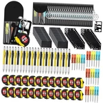 Pcs Mini Tape Screwdriver Keychain Set Father's Day Gifts Bulk 96 Yellow,black. Fixed Price $70.78.